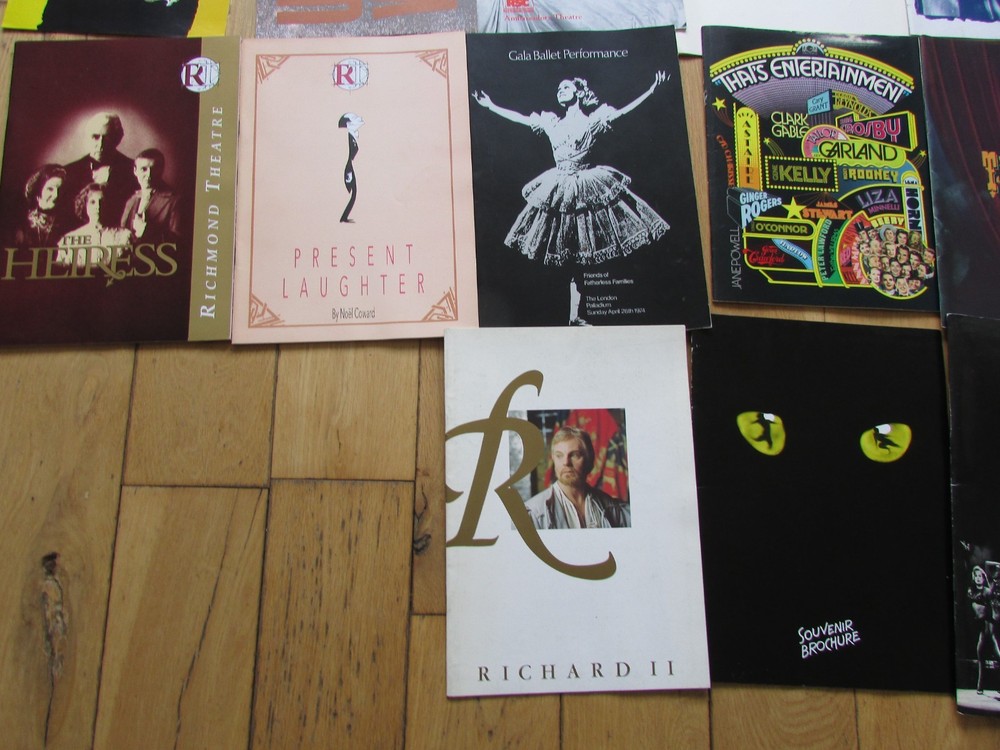 24 Large Mixed Theatre Opera & Ballet Programmes etc