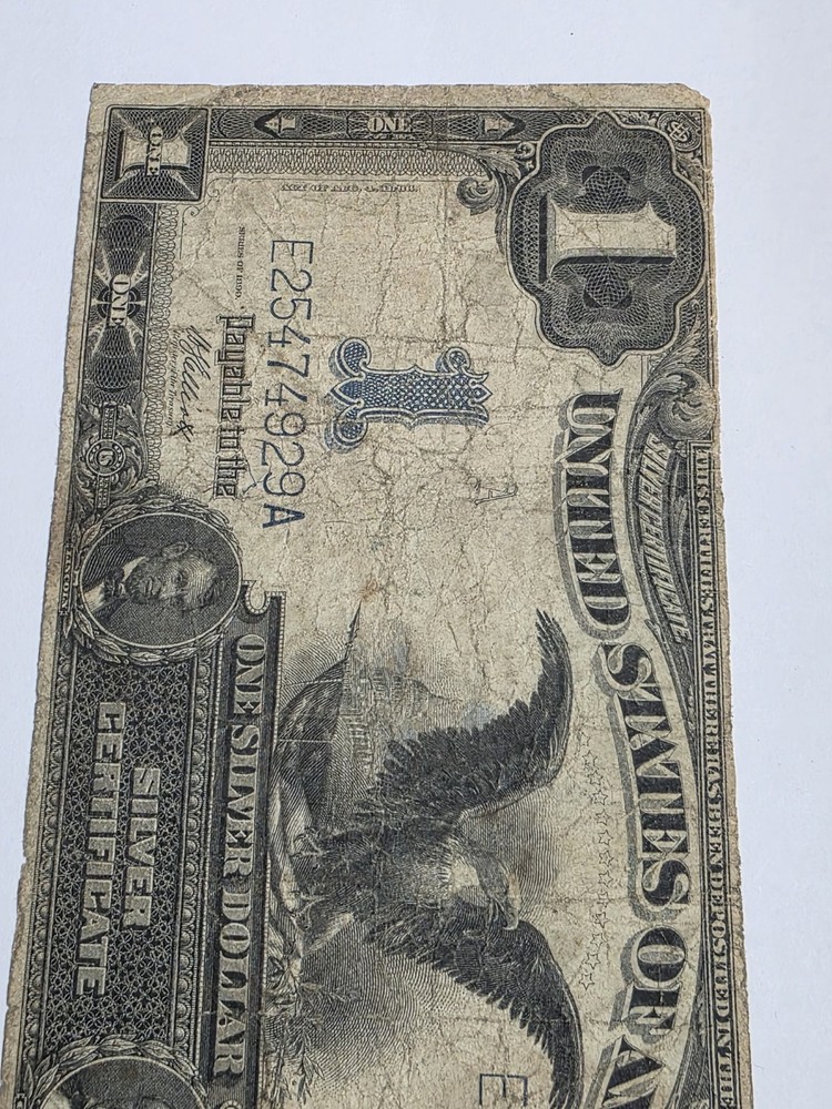 1899 $1 SILVER CERTIFICATE BLACK EAGLE NOTE Fr-235