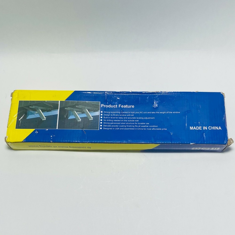 UNIVERSAL WINDOW AIR CONDITIONER SUPPORT BRACKET HEAVY DUTY 85LBS