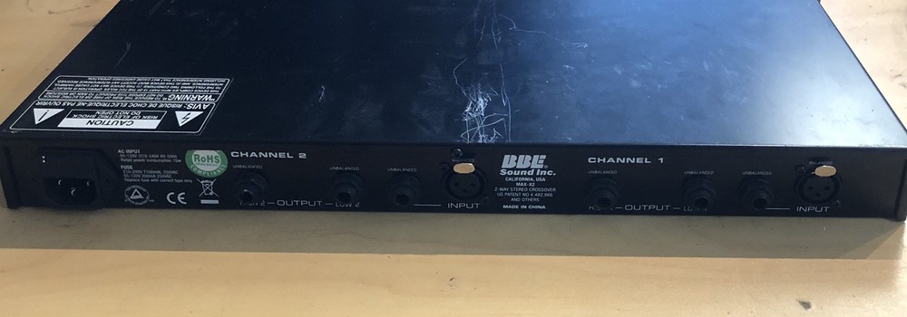 TESTED BBE MAX-X2 2 Way Stereo/2wayMono Crossover