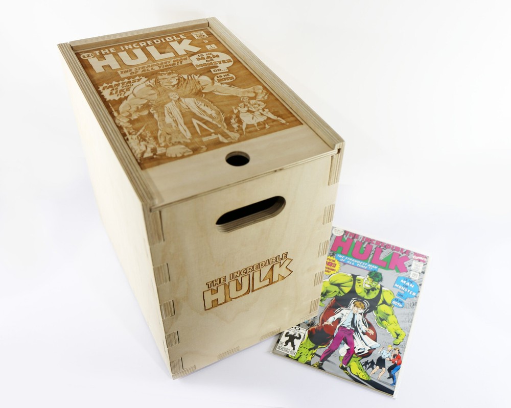 The Incredible Hulk Timber Comic Storage Box *Comics Not Included