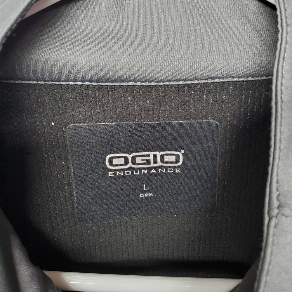 OGIO Endurance Mens Size Large Gray Soft Shell Tech Golf Jacket
