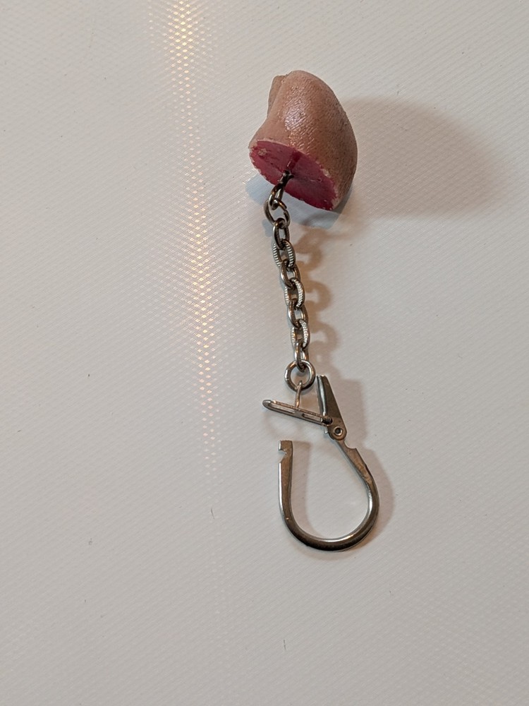 Severed Big Toe Key Ring