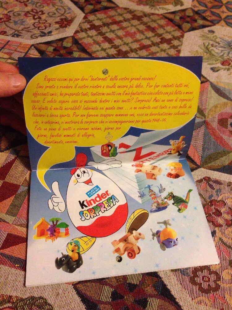 Kinder Surprises Catalog 1998/99