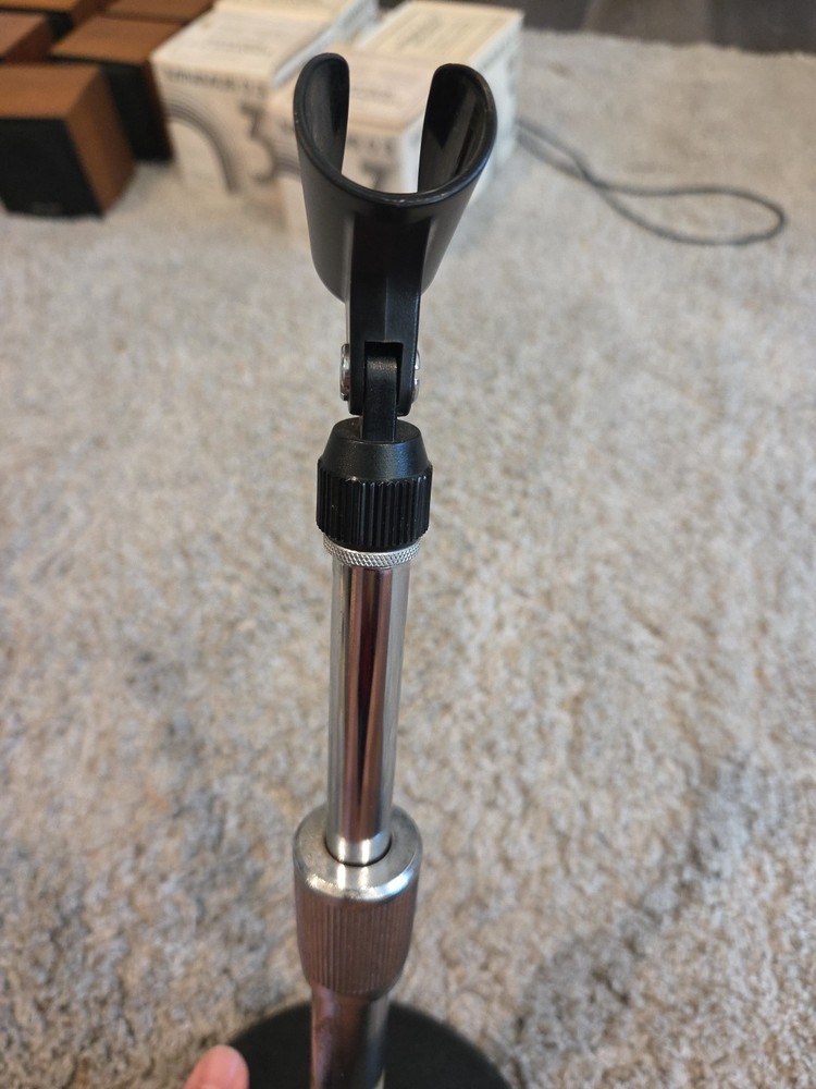 CAST IRON TABLETOP MIC STAND LOT