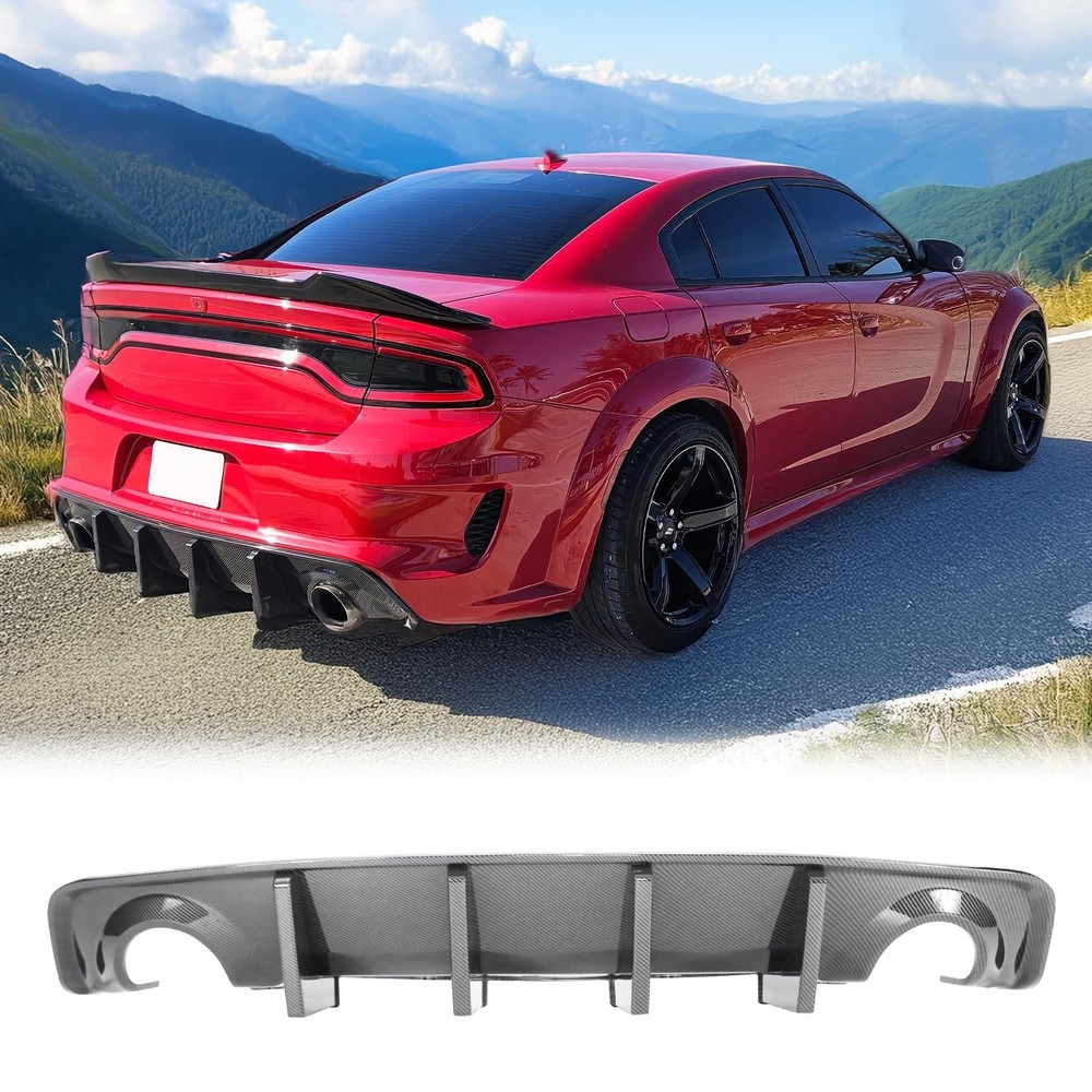 后扩散器 2020 - 2023 充电器 Scat Pack SRT Hellcat 宽体碳纤维