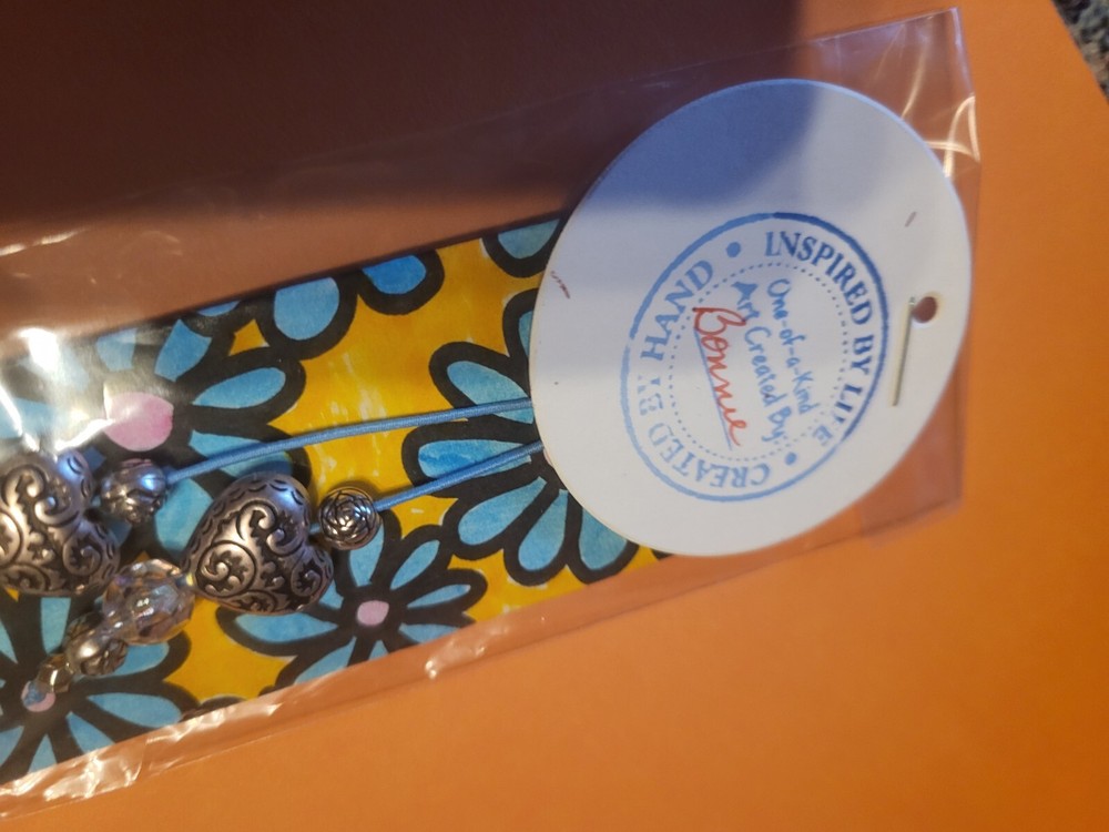 Hand Designed Beaded Book Mark