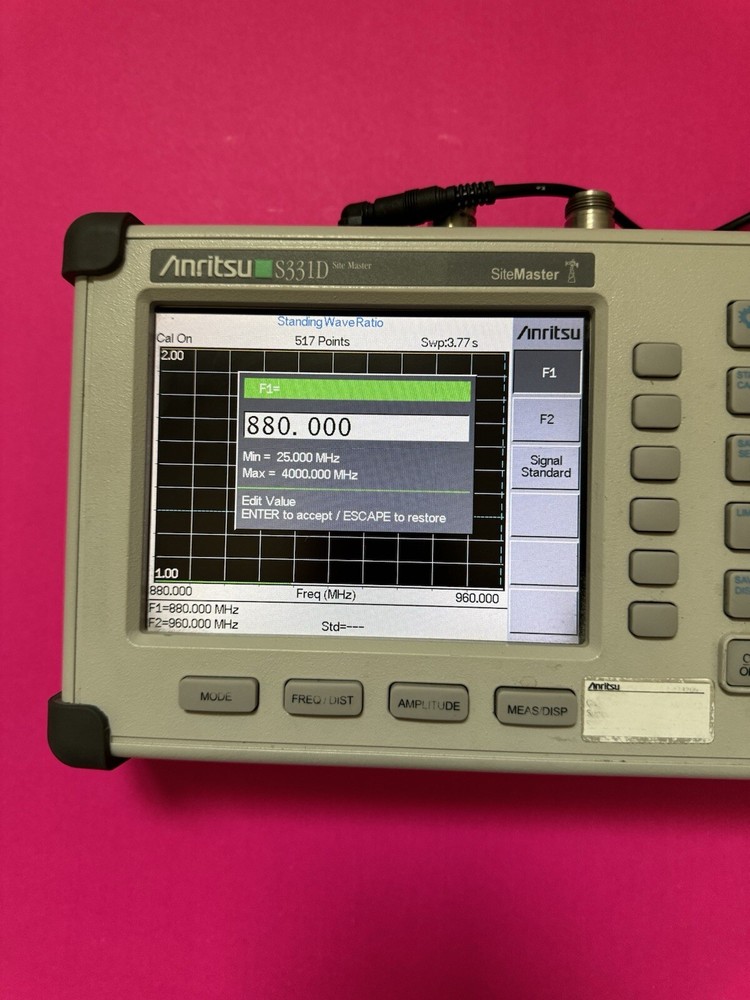 Anritsu S331D SiteMaster Unit Only READ