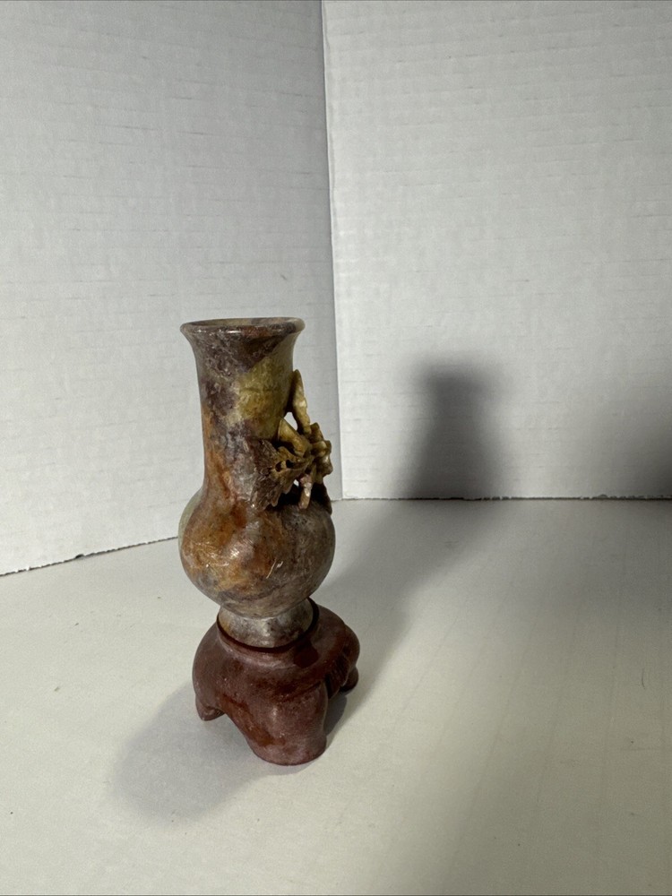 Carved Stone Bud Vase