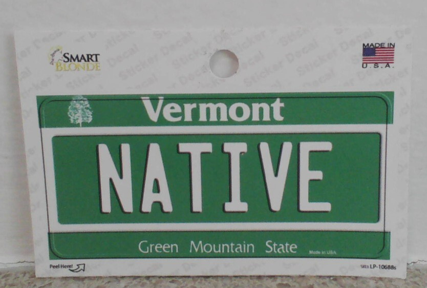 Native Vermont - 3"  Decal Sticker
