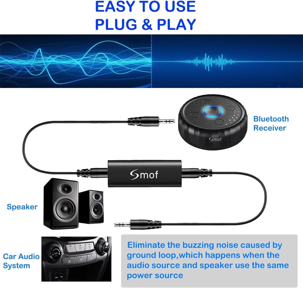 Portable 3.5mm Ground Loop Isolator – Simplify Your Audio Experience Anywhere
