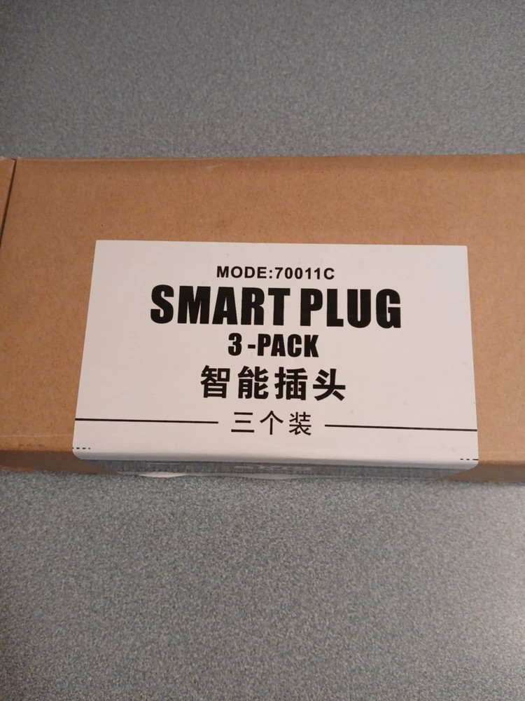 Smart plug three pack model no. 70011c color white unused open box