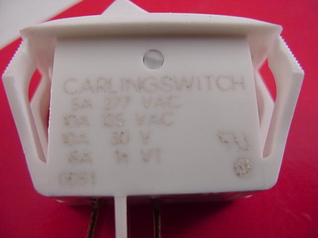 Bunn Carling Coffee Maker on / off Switch Part White Ships on the Same Day