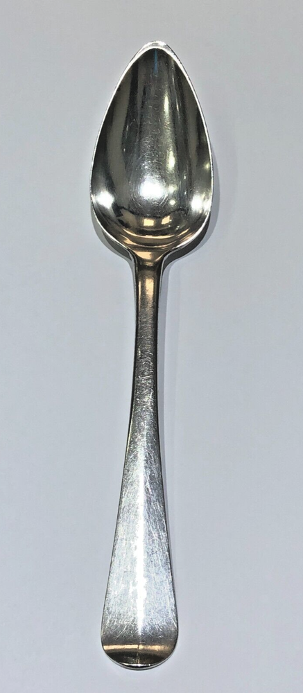 Antique 1873 Dutch Silver Spoon Rat Tail Pattern- .833-Key Export stamp