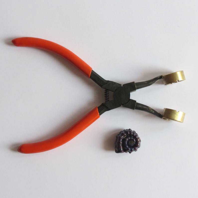 Ammonite Lampwork Press Mashers - Lampwork Tool