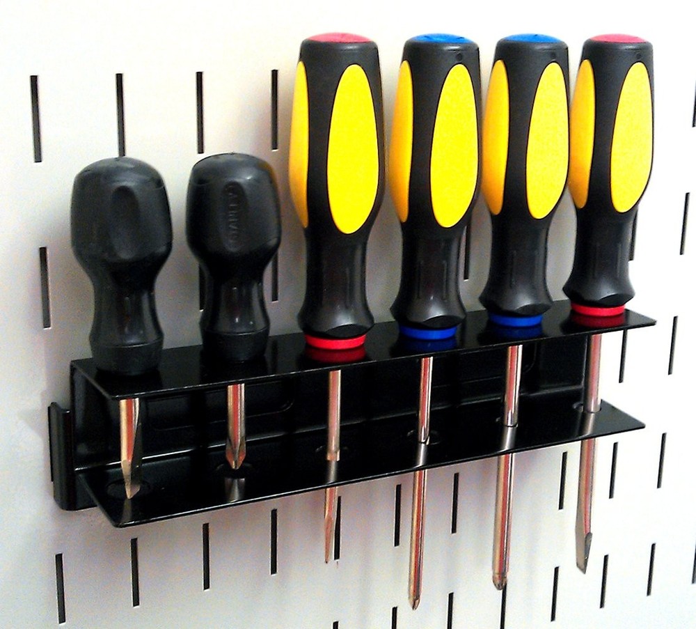 Wall Tool Organizer Pegboard Accessory Kit Metal Storage Board