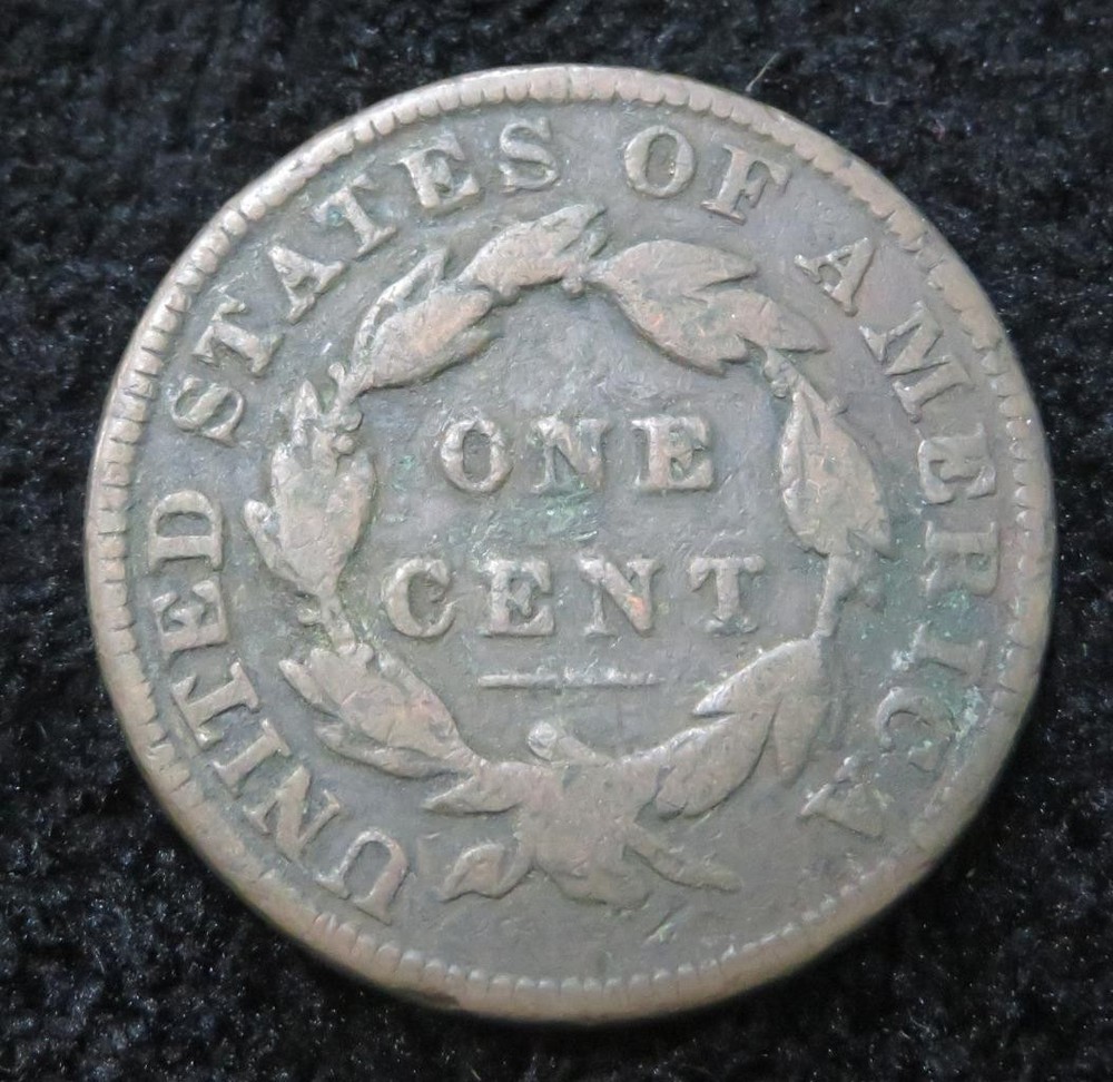 1834 Large Cent * Slightly Rotated Die * 5911