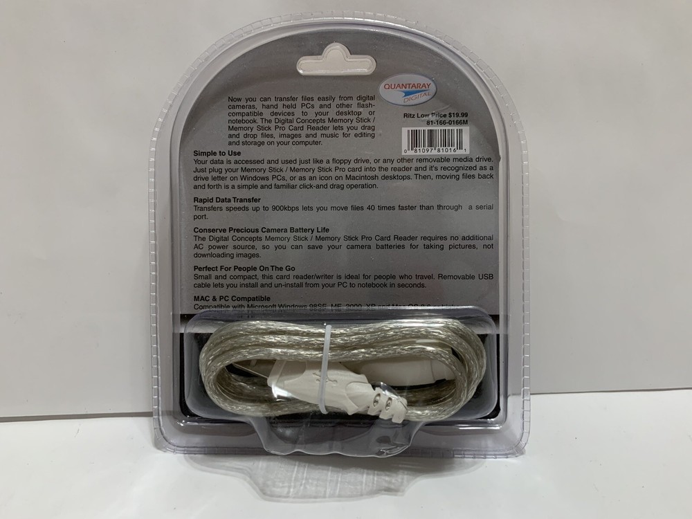 Digital Camera Memory Stick / Pro Card Reader / Writer USB 2.0