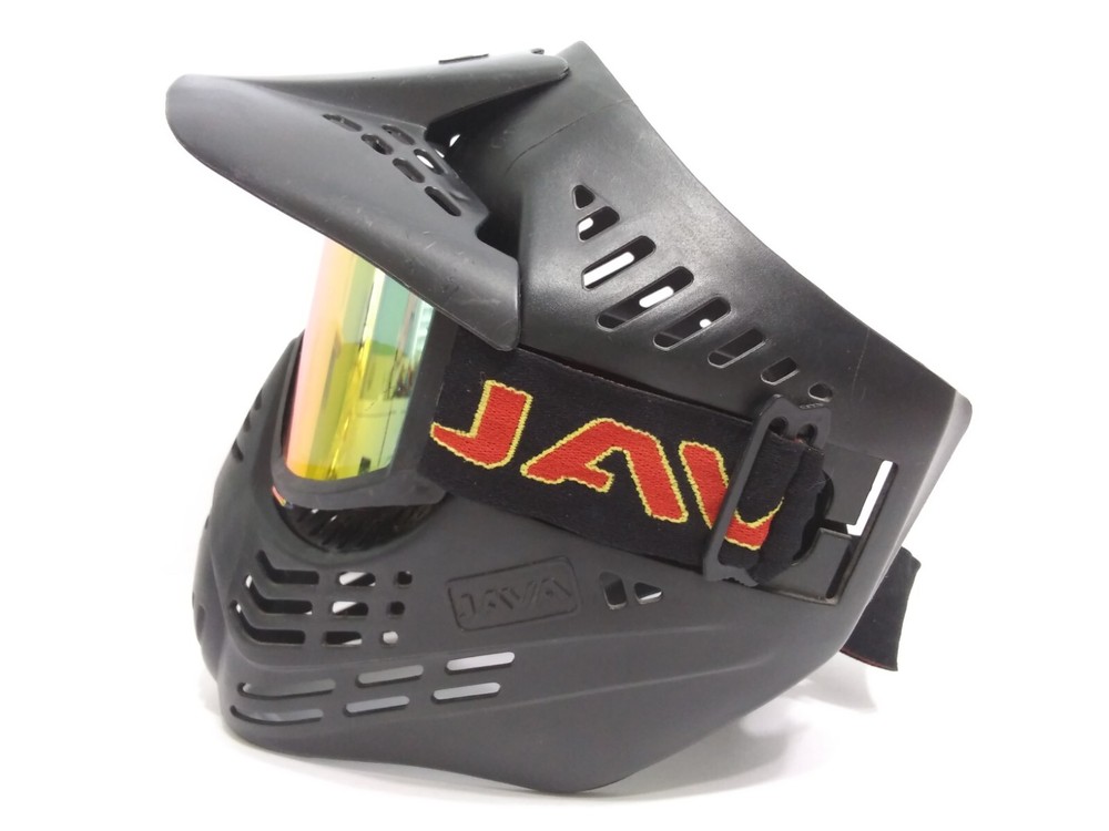 JAVA Paintball Mask Kingman Black Face Lens Shield