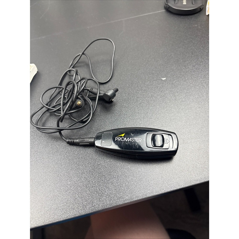 Promaster Wired Remote Shutter Release Cable Switch with Lock for DSLR Camera