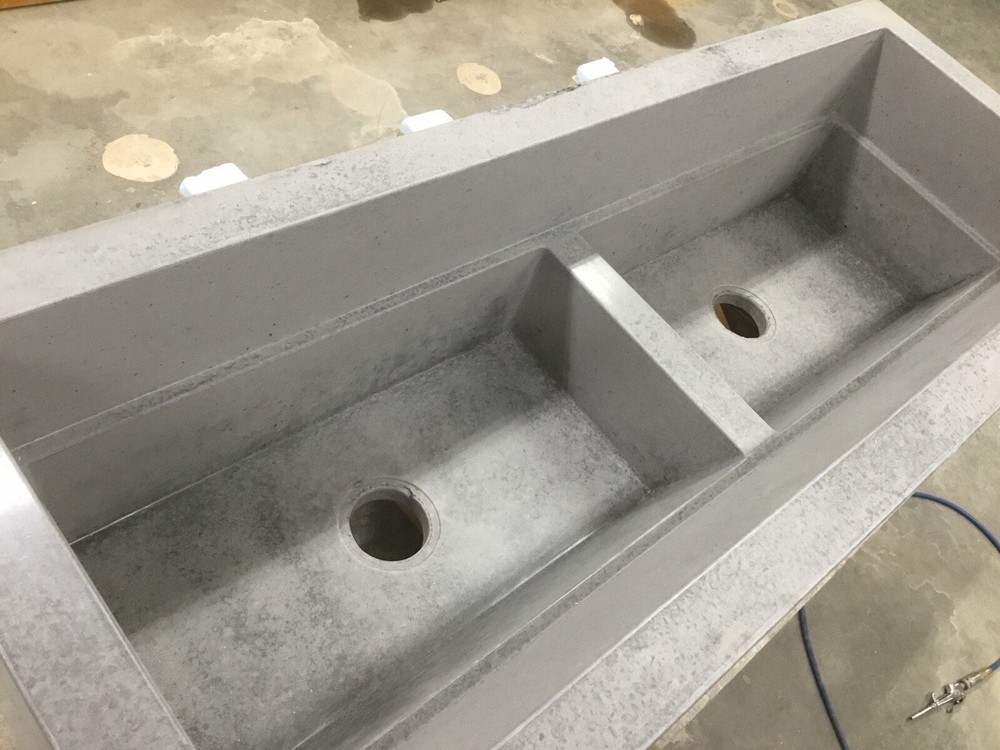 Integral Concrete Sink Molds