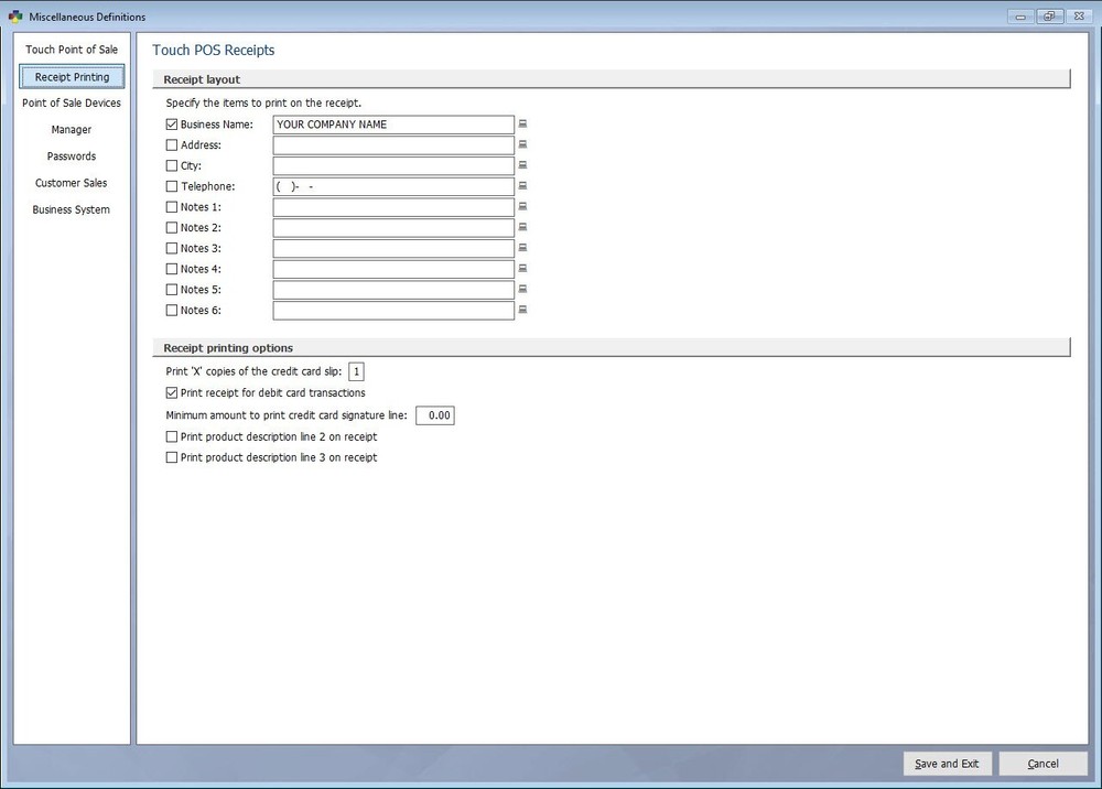 BPA All-In-One Touch System