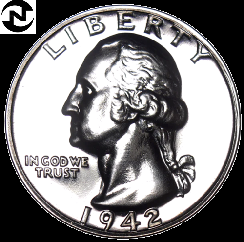 1942 Washington Quarter ~ Gem Proof ~ 90% Silver