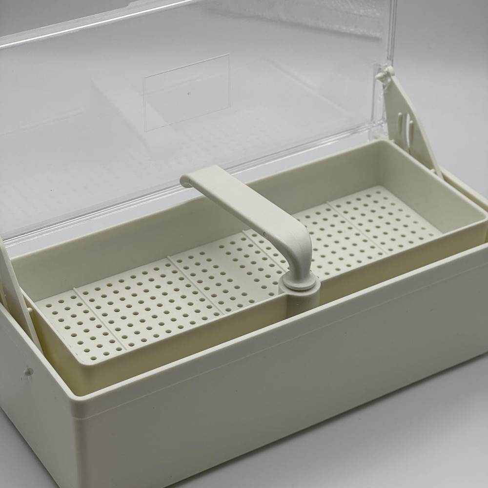 Elevating Filter Box Tool Cleaning Tray with Filter Mesh, Plastic Storage Tra...