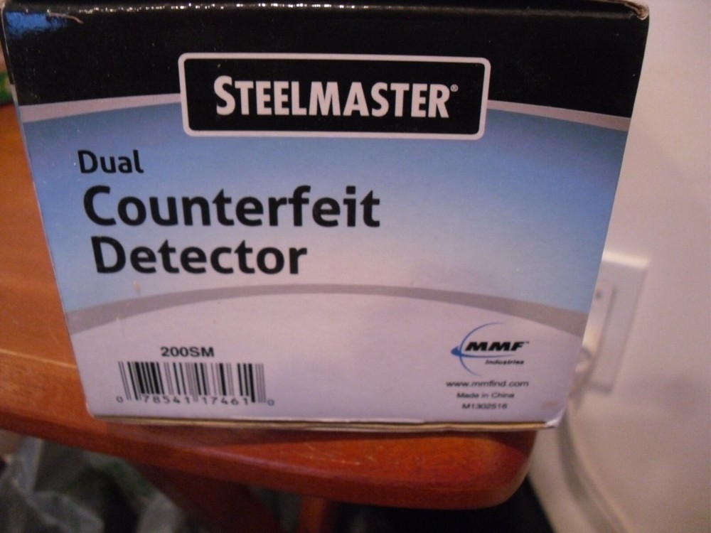 STEELMASTER DUAL Counterfeit Bill Detector