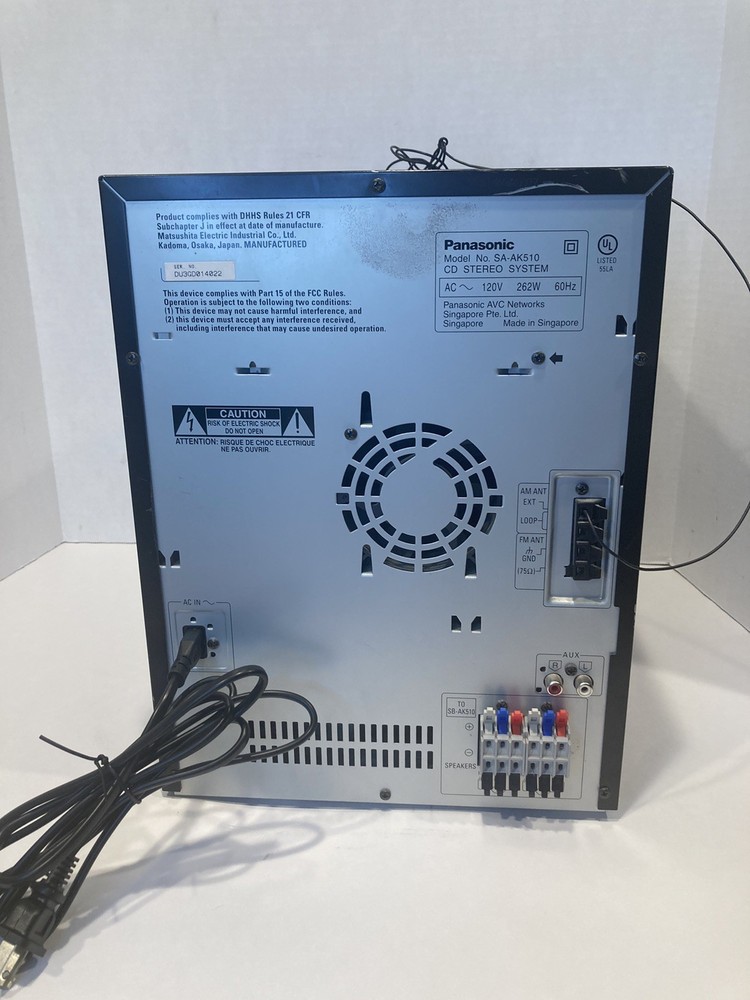 Panasonic SA-AK510 5 CD Digital Stereo System Tested