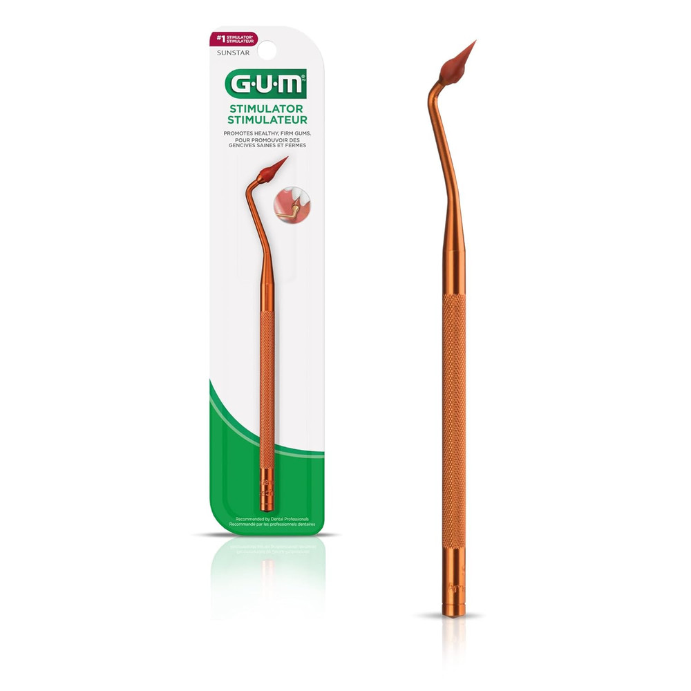 Stimulator Permanent Handle  1 Rubber Tip Included  Long Handled Massager
