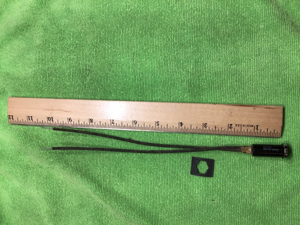 Two 120 volt Red Indicator Light with High Temp Leads