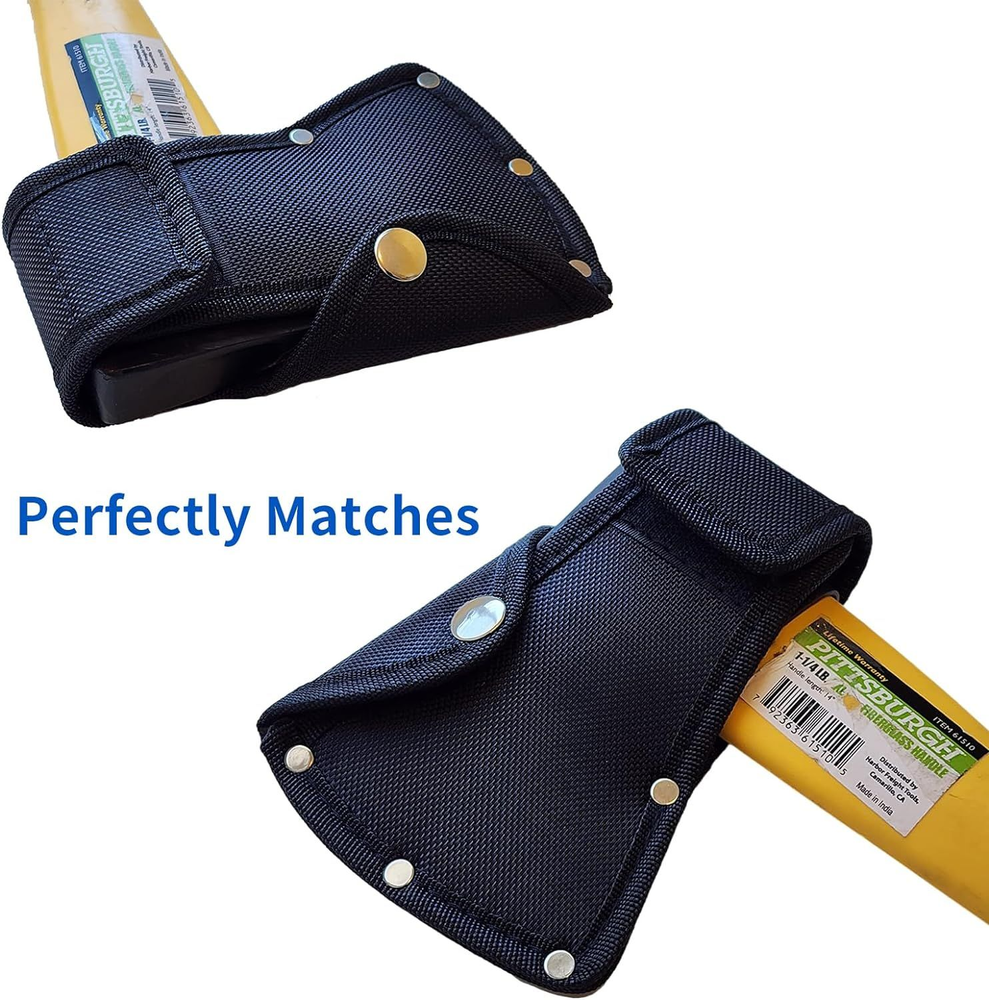 2 Pack Hatchet Head Sheath Holster, Black Axe for 1-1/4Lb Axe,