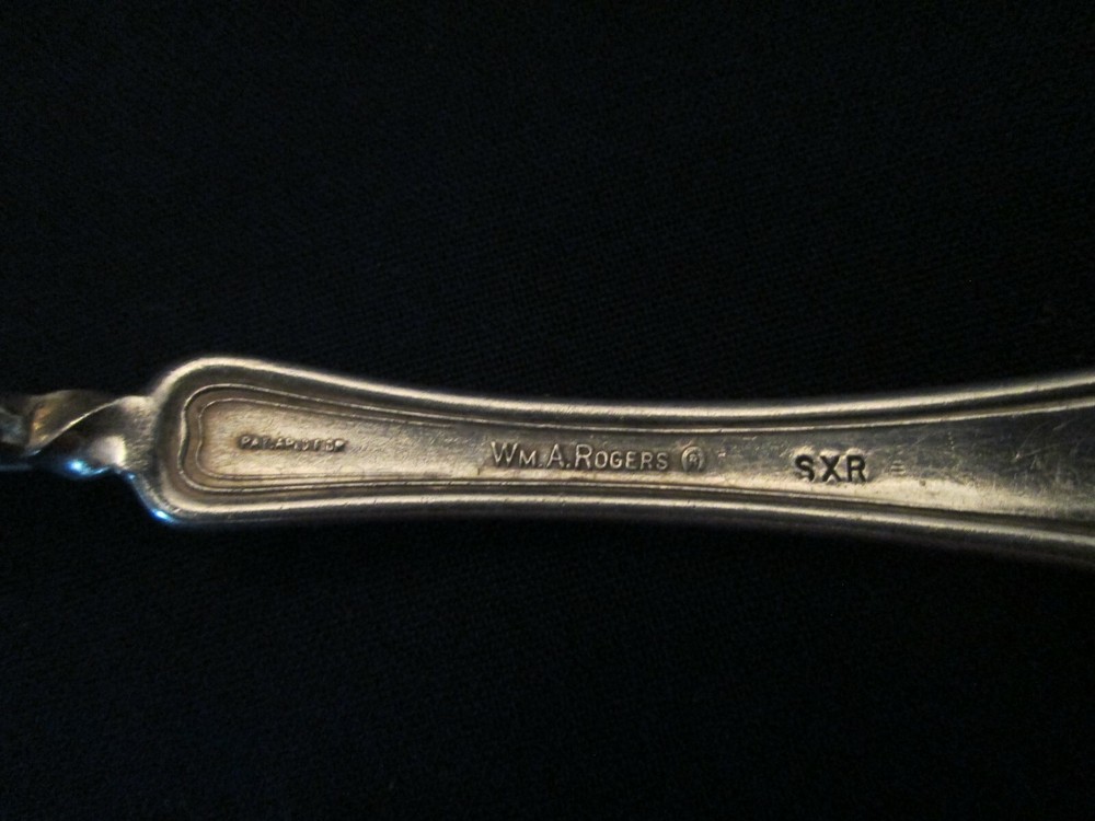 MASTER SPREADER! Vintage Wm ROGERS ONEIDA silverplate: ABINGTON pattern: LOVELY
