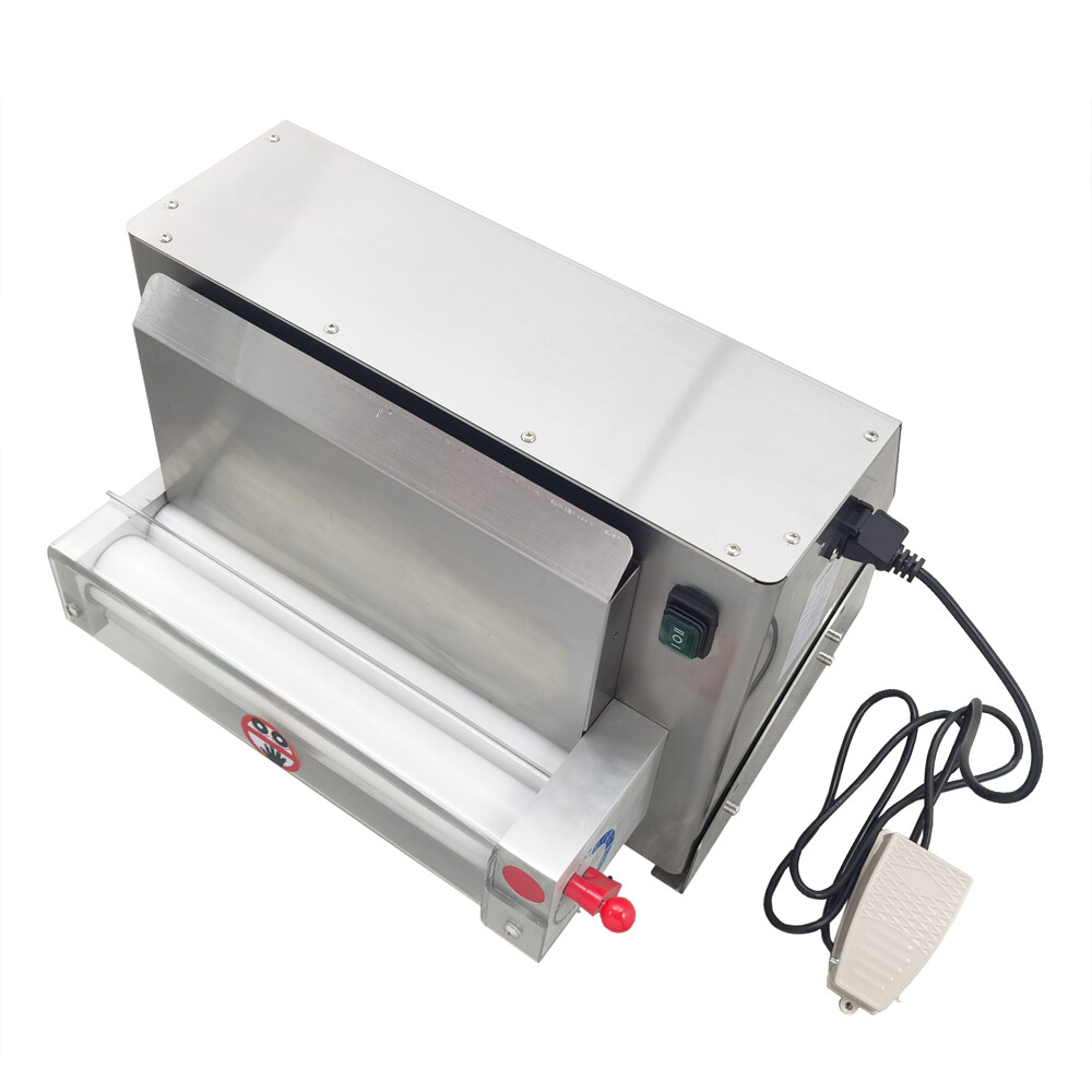 Single Roll Automatic Pizza Dough Presses Forming Machine Electric Dough Sheeter