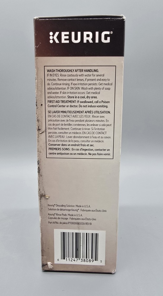 Keurig Brewer Cleanse Kit For Maintenance Includes Descaling Solution &...