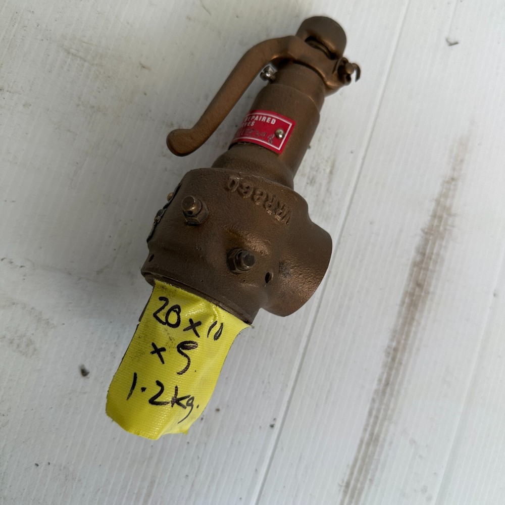 MACK Dresser 20mm Steam Gear Pressure Reducing Safety Valve PRV VRR880 Bronze