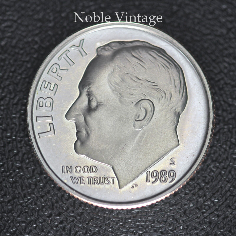 1989 S Proof Roosevelt Dime - From a Clad Proof Set