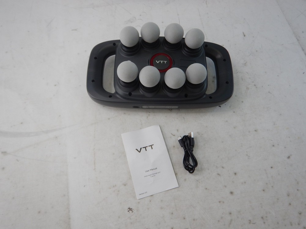 VTT S6-8D - 8-Head, Deep Tissue Massage Gun