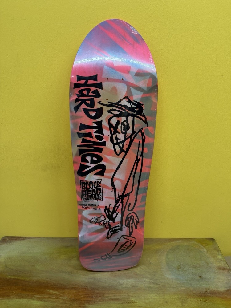 Blockhead Hard Times Skateboard Deck.