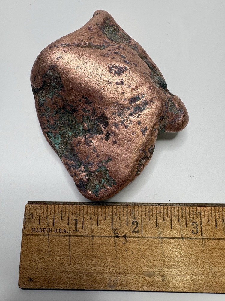 Pure Solid Native Michigan Float Copper Mineral Display Specimen Upper Peninsula