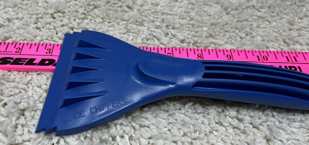Blue Plastic Ice Scraper