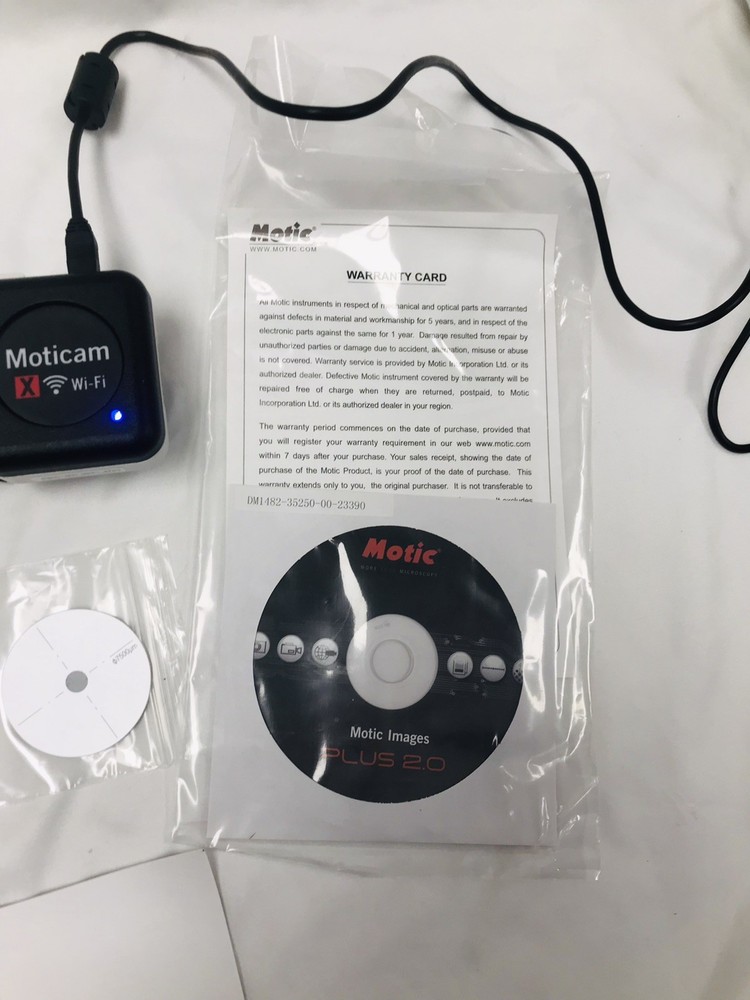 Motic Moticam X WiFi Digital Microscope Camera Mounts To Any Microscope Eyepiece