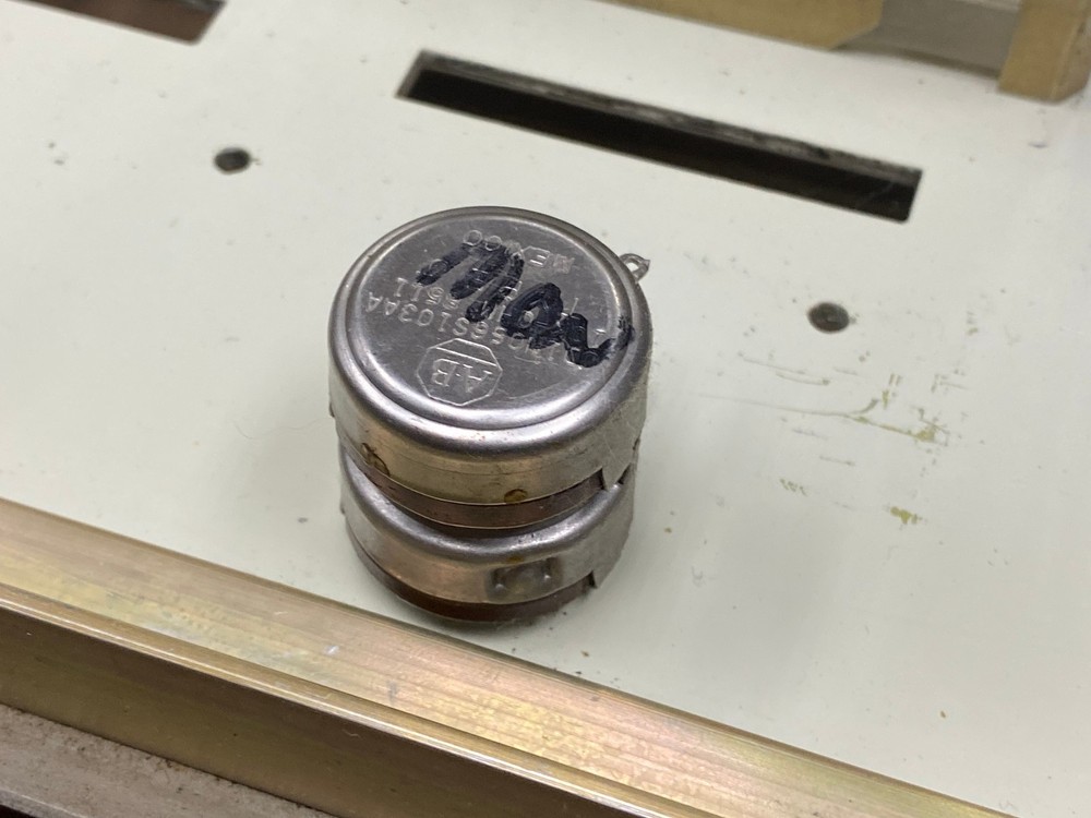 Stereo Ampro Console Front Panel with Switches - Knobs - VU's - Attenuators