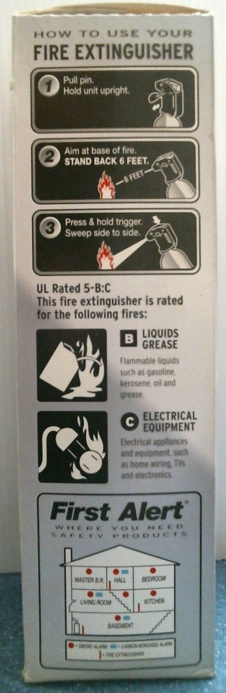 First Alert Kitchen Fire Extinguisher (KFE2S5) FS