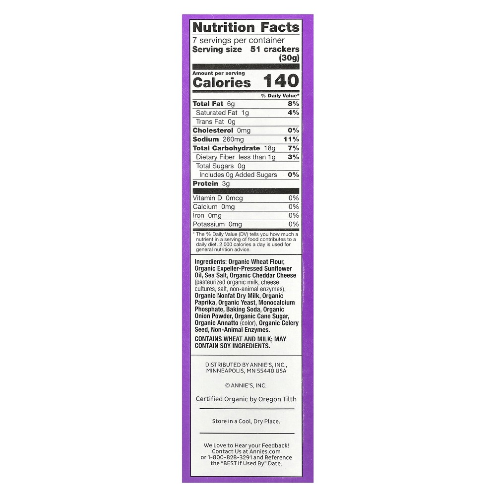 Cheddar Bunnies, Baked Crackers, Original, 7.5 oz (213 g)