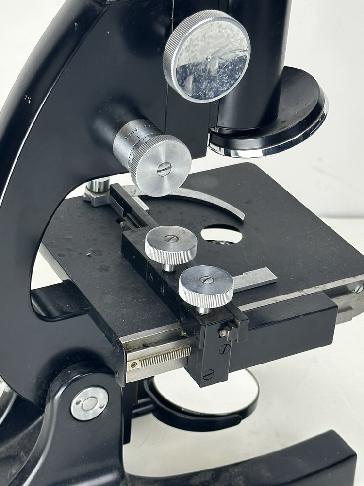 Antique Vintage Bausch & Lomb Optical Co Microscope CL153