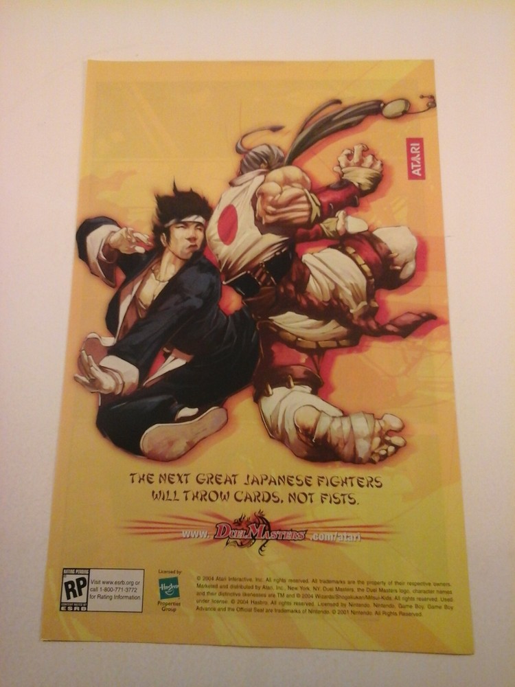 2004 Video Game Print Ad - DUEL MASTERS - ATARI INTERACTIVE HASBRO