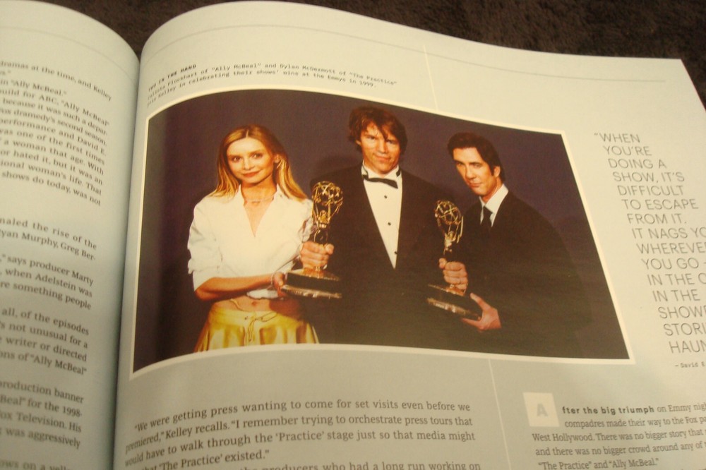 NORMAN LEAR article for Creative Conscience Award & DAVID E. KELLY Ally McBeal