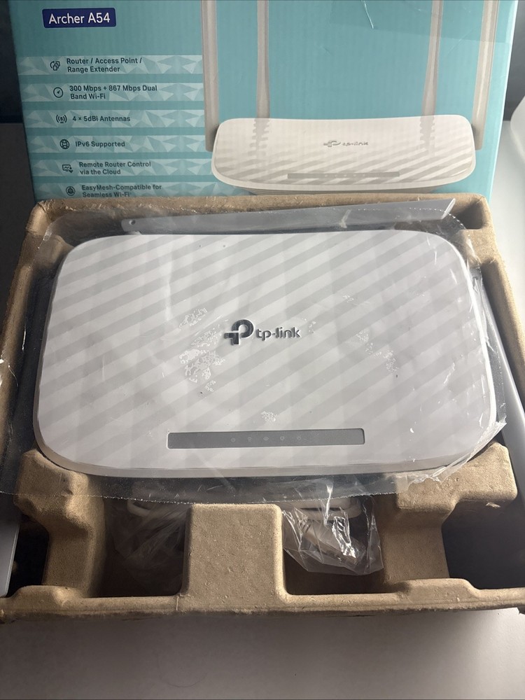 TP-Link Archer 54 AC1200 Ethernet Wireless Router - White